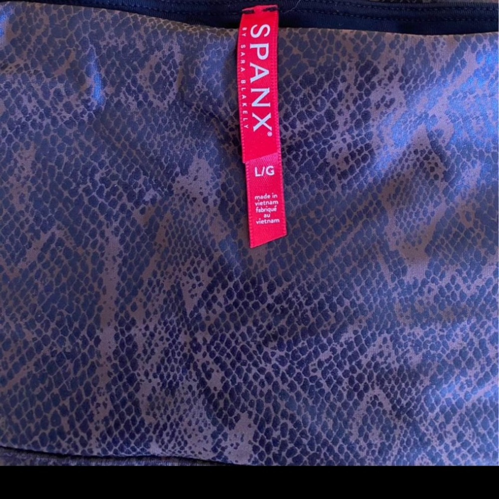 spanx leather leggings snakeskin